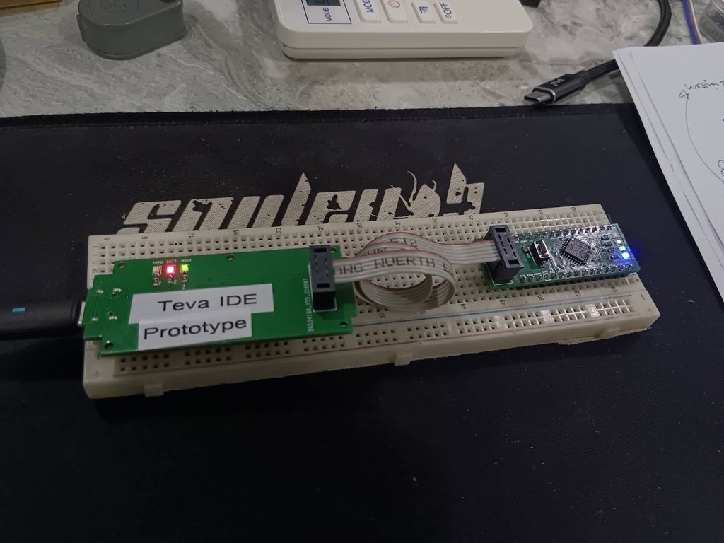 Early IDE hardware prototype